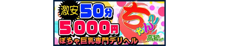 高知市・堺町・はりまや デリヘル 高知ちゃんこ