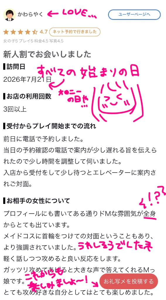 ふたりの始まりの日の口コミお礼