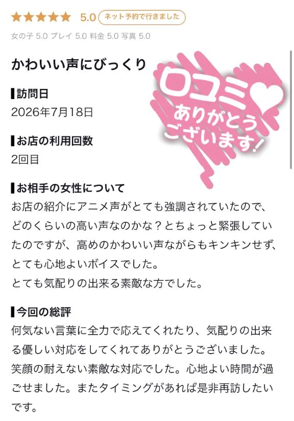 💌お礼写メ日記💌