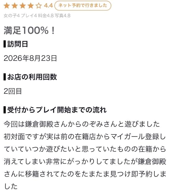 【お礼写メ日記】