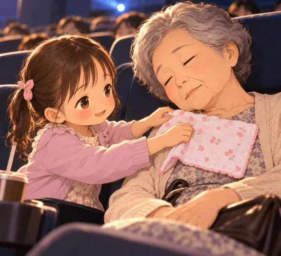 ほっこりハンカチ