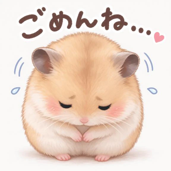ごめんなさい😭