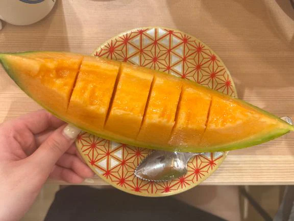 夕張メロンがいちばん美味しかった^^
