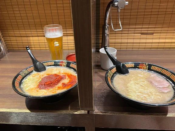 紅白ラーメン🍜