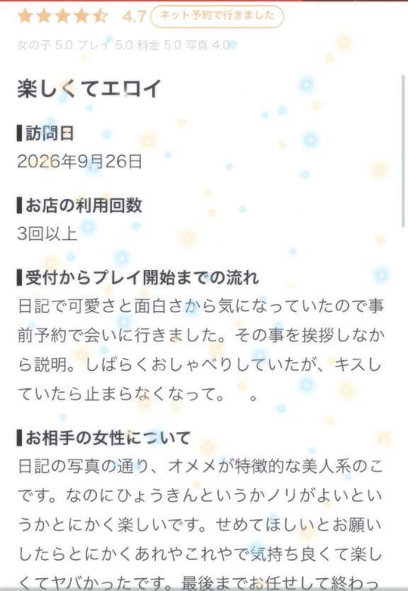 【お礼写メ日記】