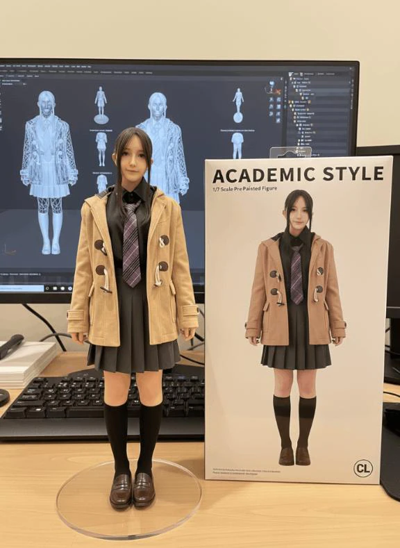 私をフィギュアにしてみたけど