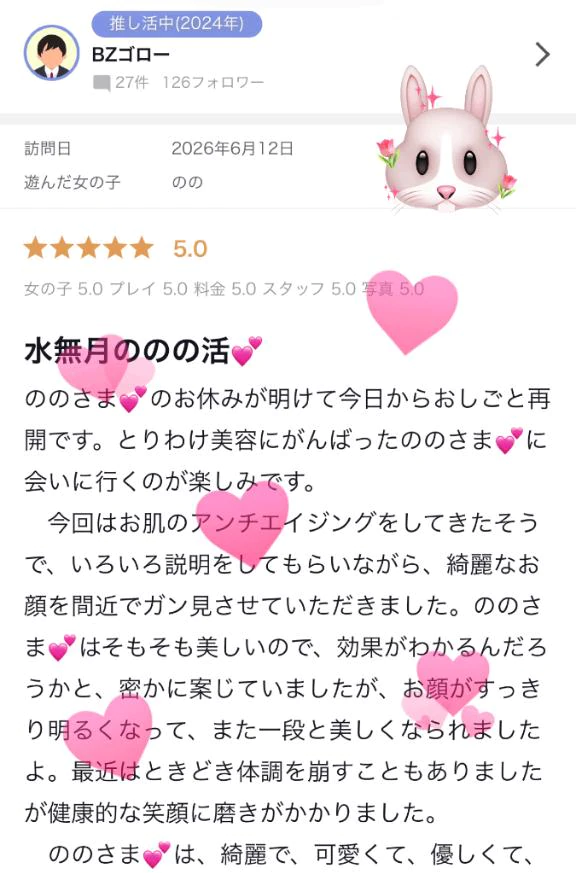 【お礼写メ日記】