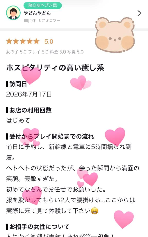 【お礼写メ日記】