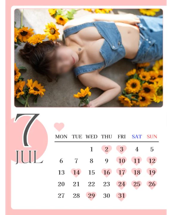🍑7月ご案内状況🗓️と姫予約について🌻