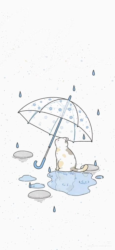 雨の月曜日と台風接近中……🌀