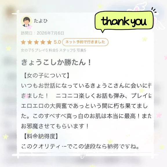 【お礼写メ日記】