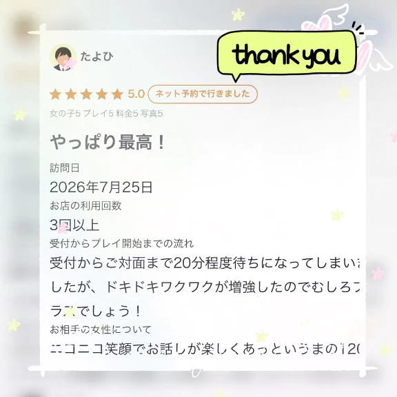 【お礼写メ日記】