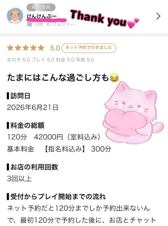 【お礼写メ日記】けんけんぶー様💕
