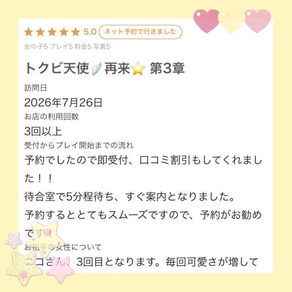 💛口コミお礼💛