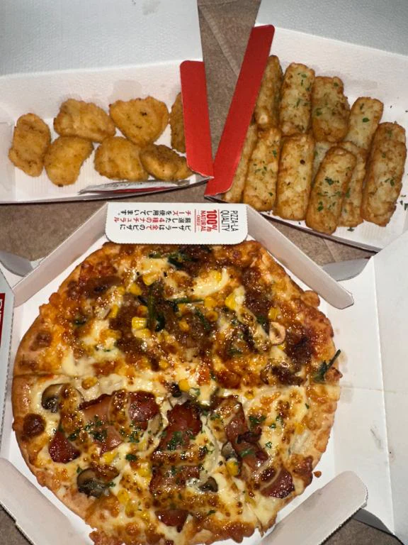 【200分】仲良しさんとピザパ🍕したよ💛