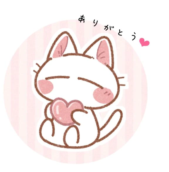 白い帽子の💜