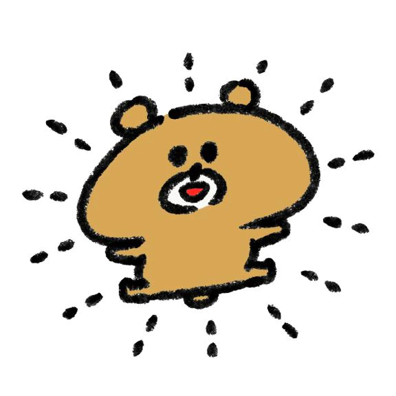 到着しました🐻‍