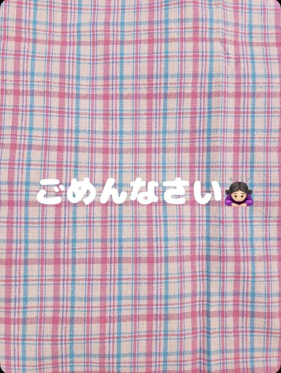 ごめんなさい🙇‍♀️