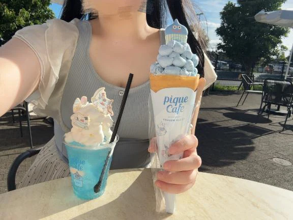 初体験🍦🤍