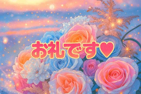 お礼です♡
