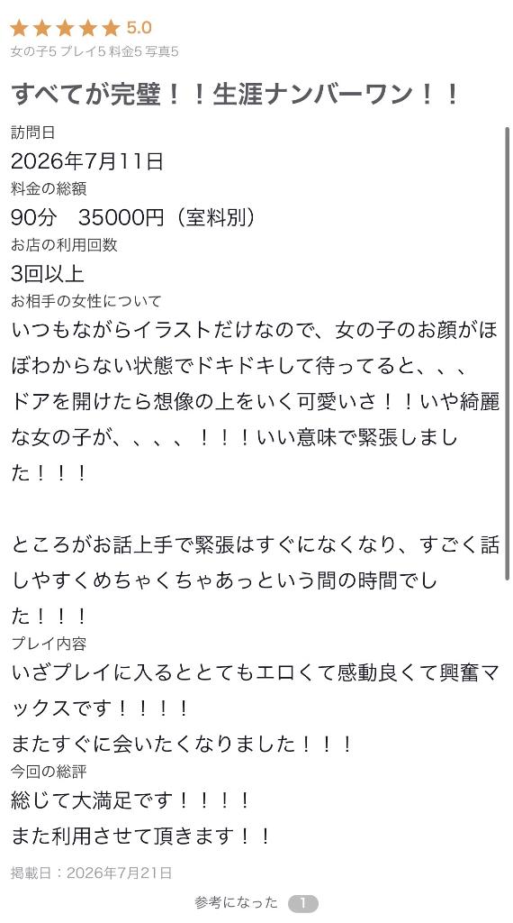 ★生涯一彼女★ の 口コミありがとう( ; ; )🩷