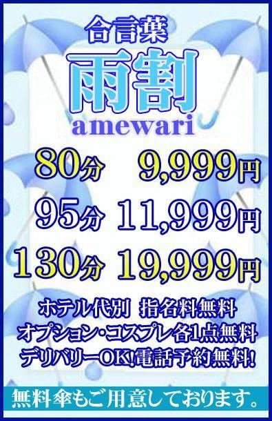 中沢　つき の 雨割ー!