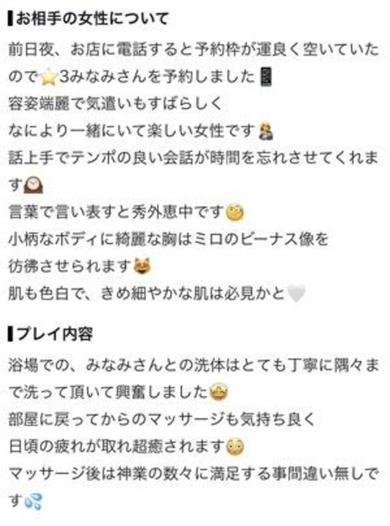 みなみ の クチコミ2連発?