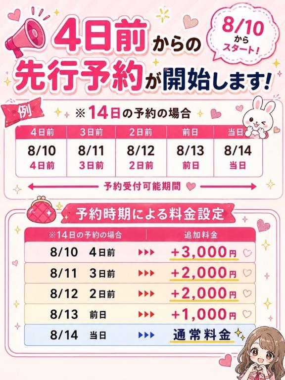ゆな【全てが黄金比♡】 の 御予約について！