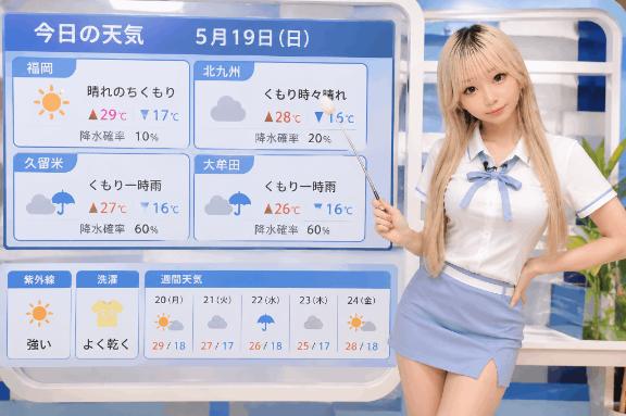 【あん】奇跡の人気嬢復帰 の 本日のお天気☀️