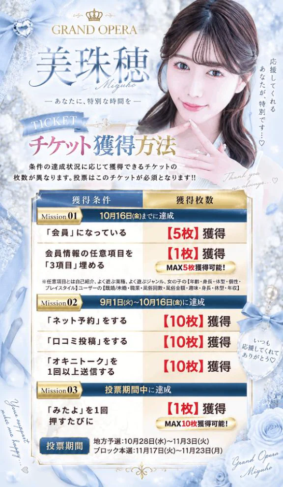 ミスヘブンが始まります👸