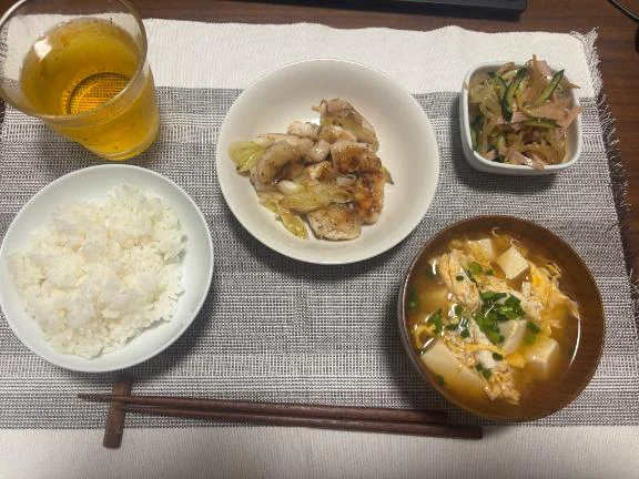 今日の夕ご飯🌆