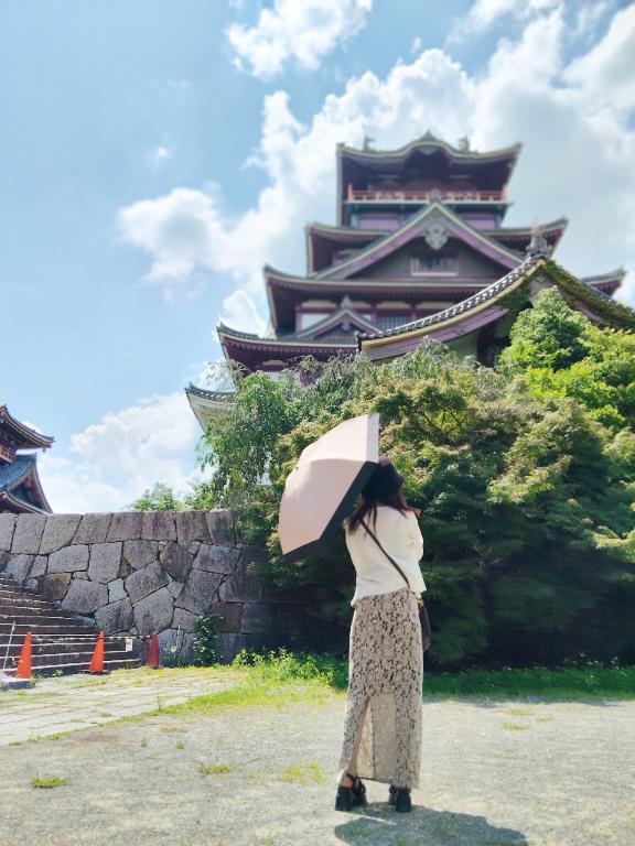 白鹿さと美 の 伏見桃山城へ