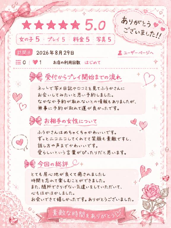 ふうか の 素敵なご縁に感謝です🩷