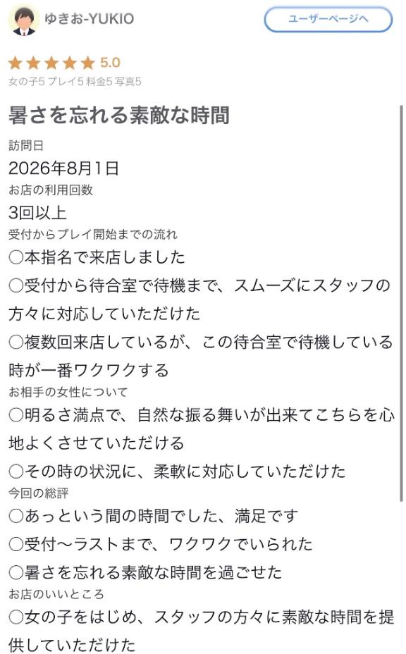 ★亜美（あみ） の 口コミありがとうございます♡