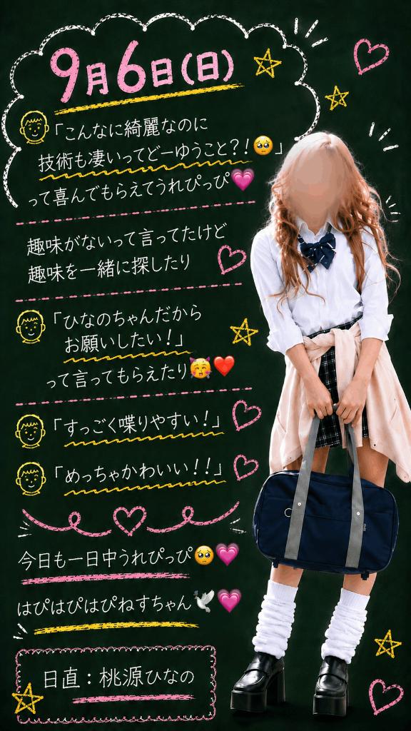 桃源ひなの の お礼♡︎(9/6)