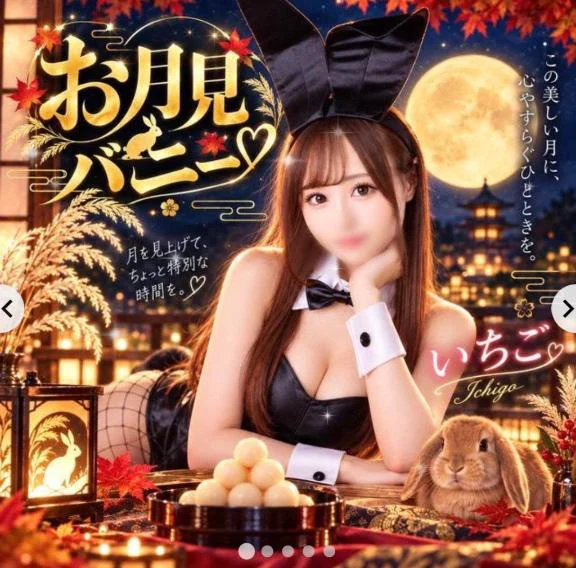 🌙 お月見バニー参上ｯ🐰💛