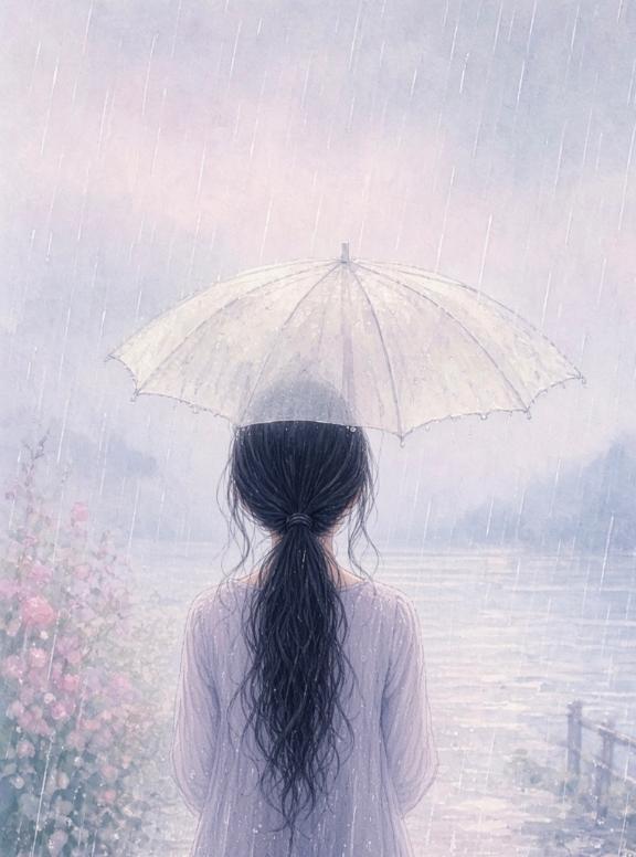 さとみ の 雨ふり