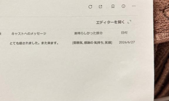 莉奈【リナ】 の ありがとうございます