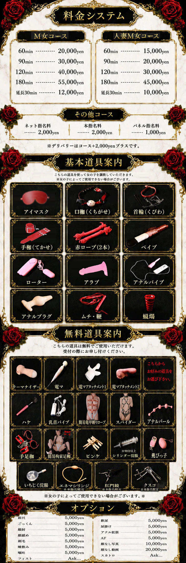 Price table (original)