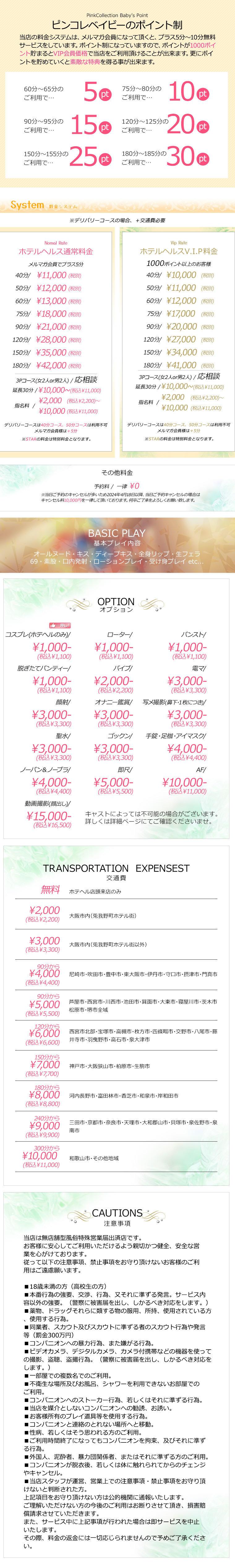 Price table (original)