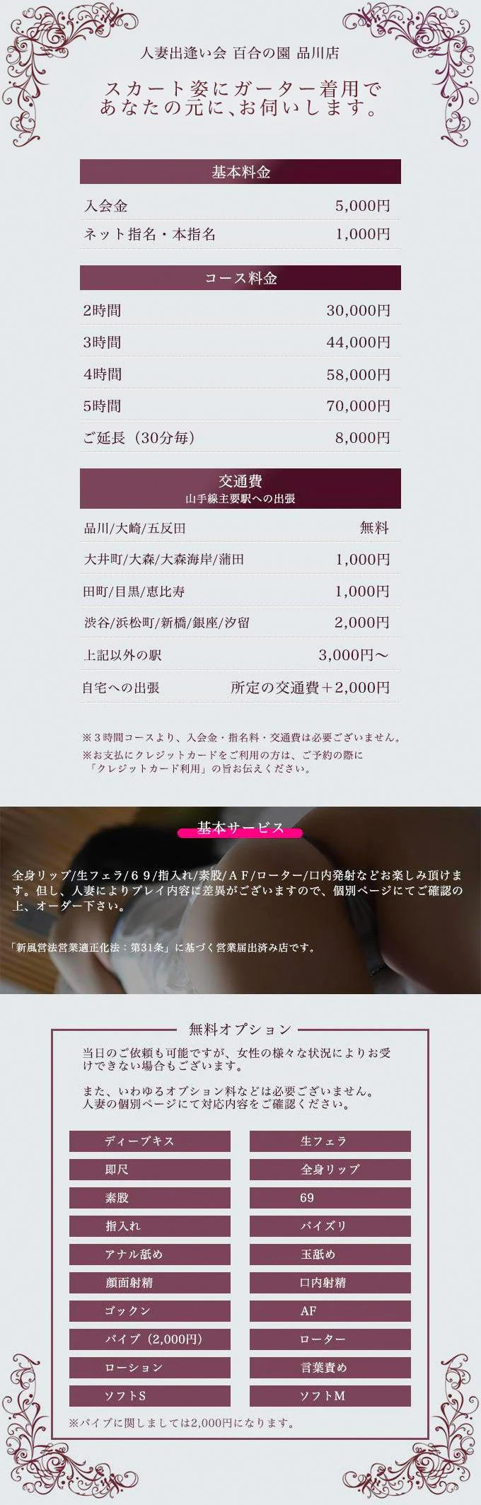 Price table (original)